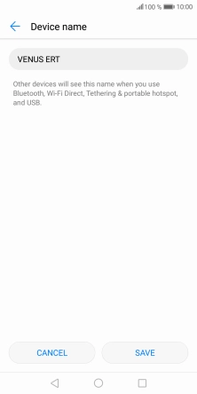 Key in the required Wi-Fi hotspot name and press SAVE.