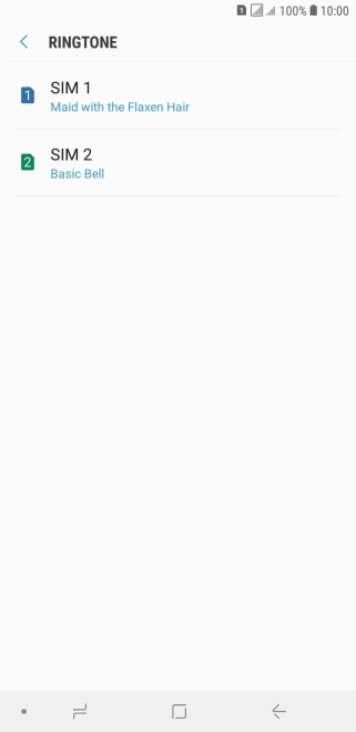 Press the Home key to return to the home screen.