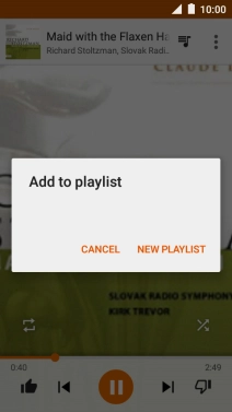 Press NEW PLAYLIST.
