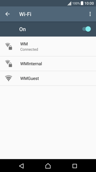 Press the Home key to return to the home screen.