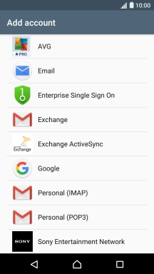 Press Google.