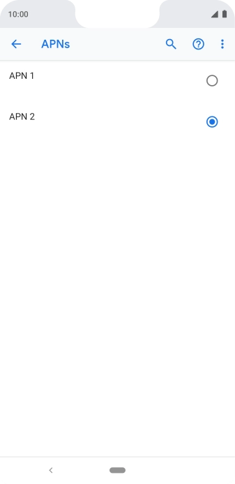 Press the Home key to return to the home screen.