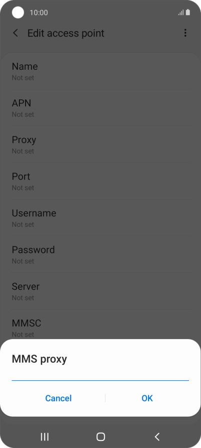 Key in 10.24.59.200 and press OK.