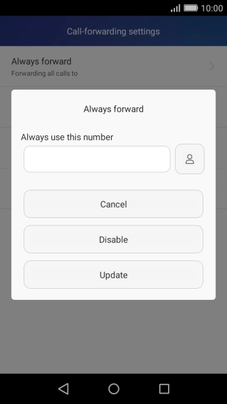 Press Disable.