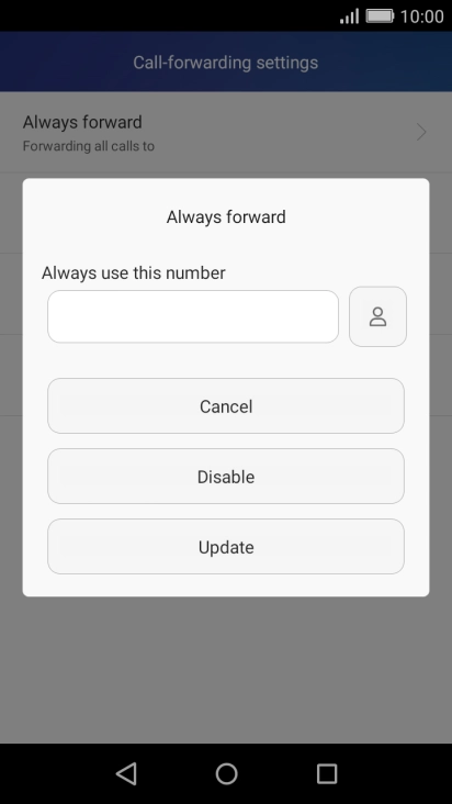Press Disable.