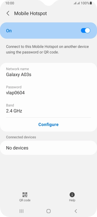 Press the Home key to return to the home screen.