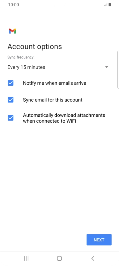 Press the drop down list below 