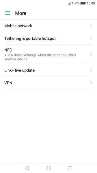 Press Mobile network.