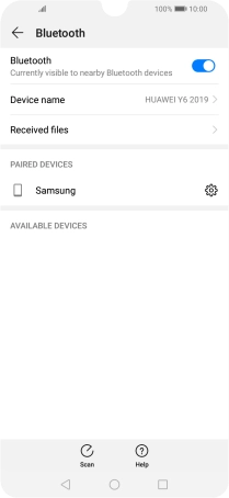 Press the Home key to return to the home screen.