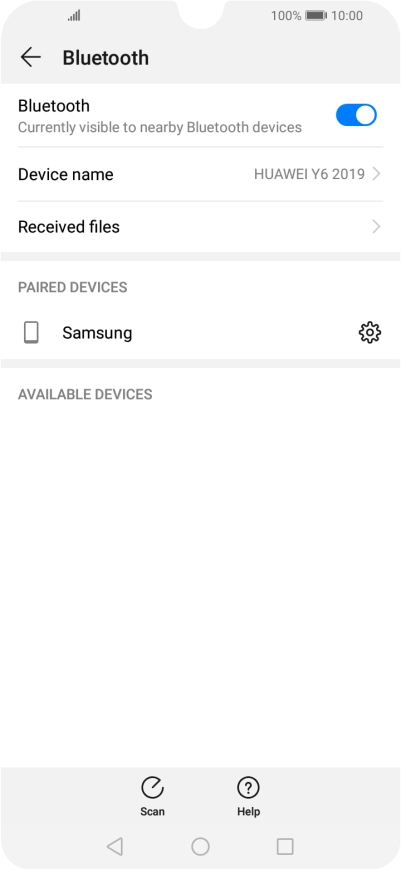 Press the Home key to return to the home screen.