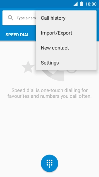 Press Settings.