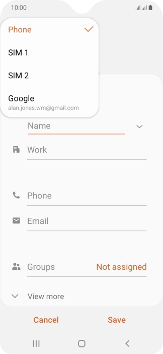 Press Phone.