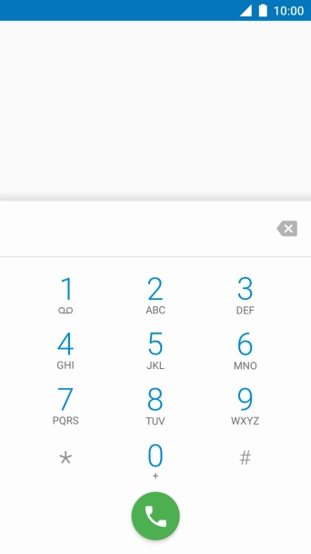 Press and hold number key 1 to call voicemail. Follow the instructions to listen to your messages.
