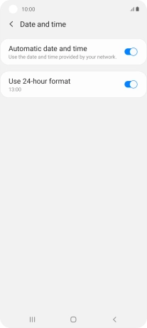 Press the Home key to return to the home screen.