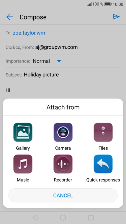 Press Files and go to the required folder.