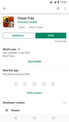 Press UNINSTALL.