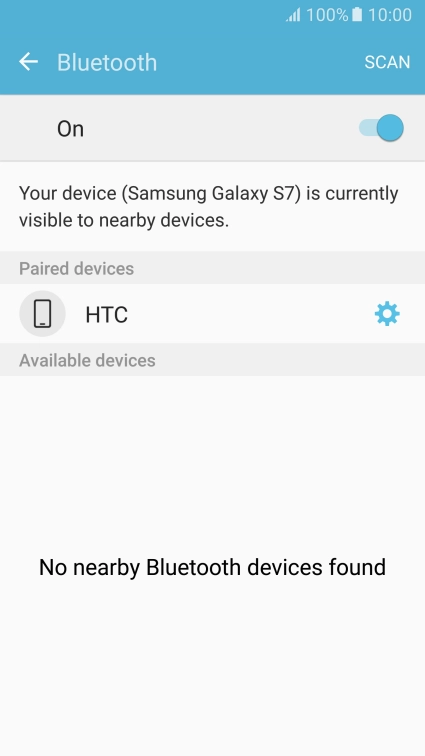 Press the Home key to return to the home screen.