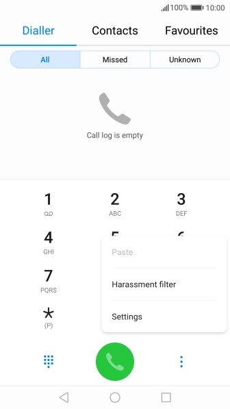 Press Settings.