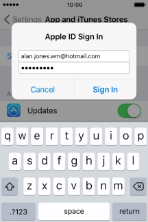 Press Sign In.