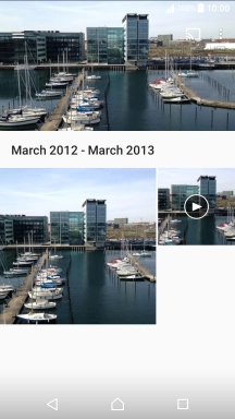 Press the required picture or video clip.