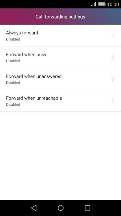 Press the Home key to return to the home screen.
