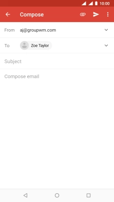 Press Subject and key in the required subject.