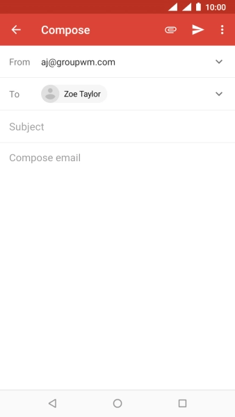 Press Subject and key in the required subject.