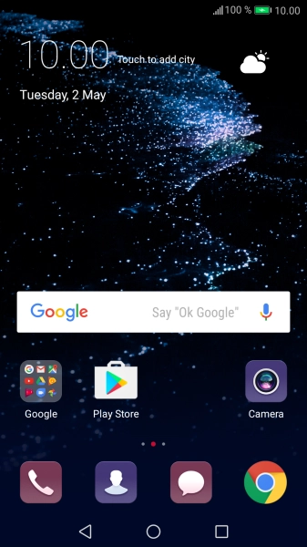 When the battery charging icon is displayed, the battery is charging.