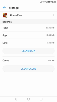 Press CLEAR CACHE.