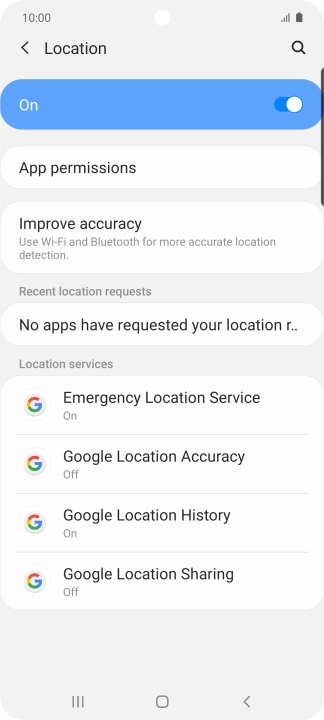 Press App permissions.