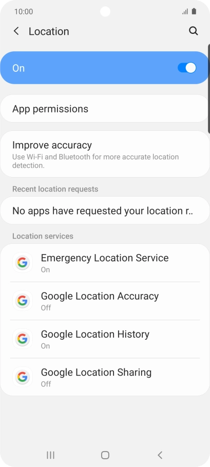 Press App permissions.