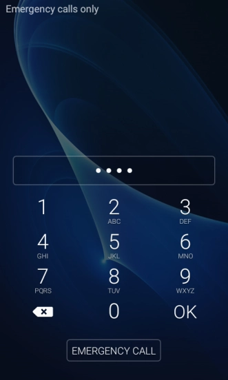 If you're asked to key in your PIN, do so and press OK.