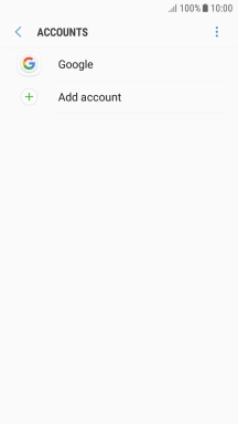 Press the required account.