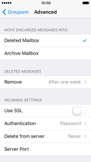 Press Authentication.
