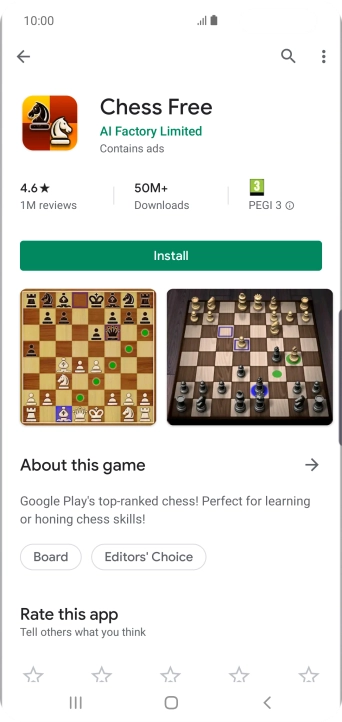 Press the Home key to return to the home screen.