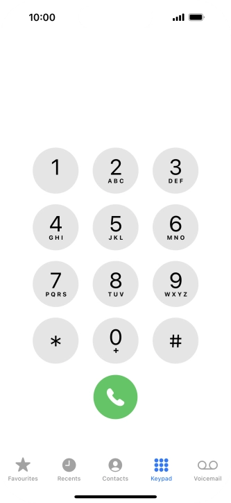 Press Keypad.
