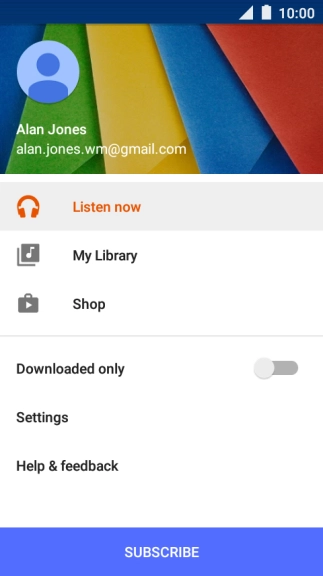 Press My Library.