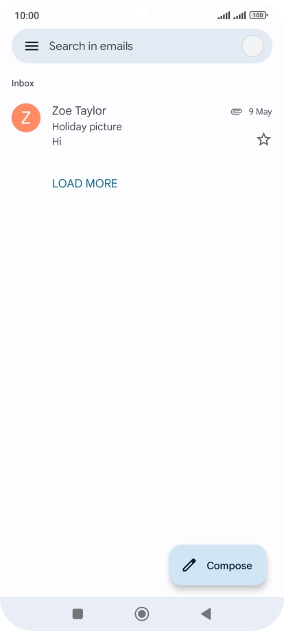 Press the profile icon.