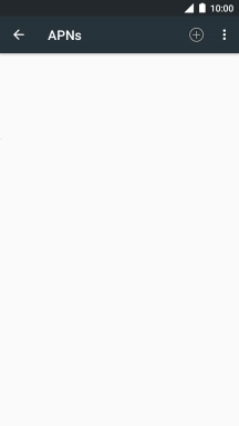 Press the new data connection icon.