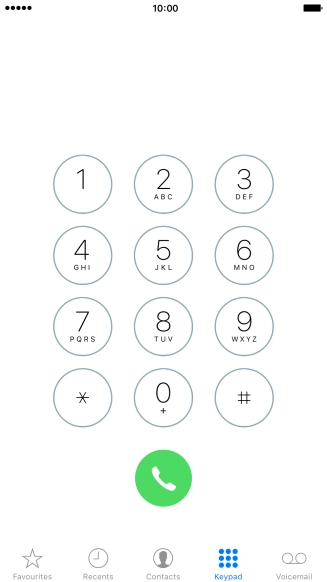 Press Keypad.