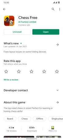 Press Uninstall.