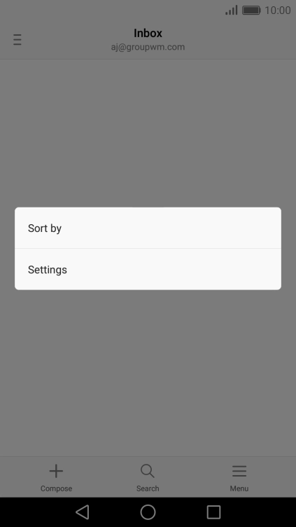 Press Settings.