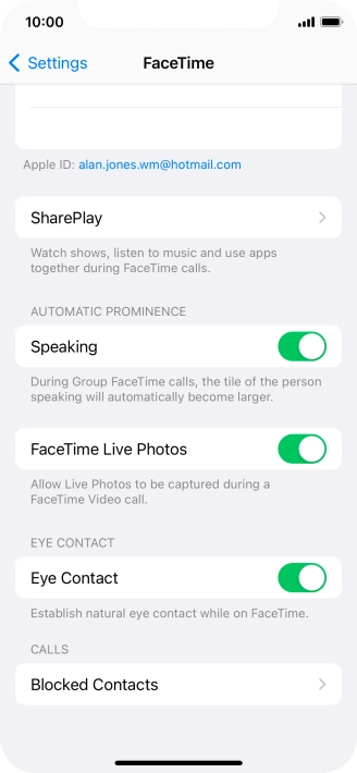 Press SharePlay.