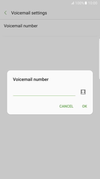 Key in (prefix) 5 (your phone number) and press OK.