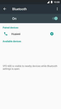 Press the Home key to return to the home screen.
