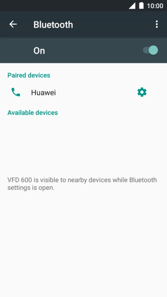 Press the Home key to return to the home screen.