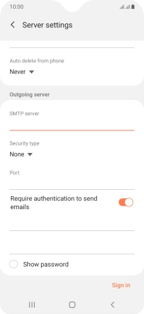 Press the drop down list below 