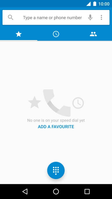 Press the menu icon.