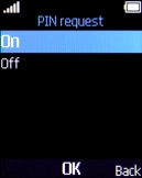 Select On to turn on the function.
