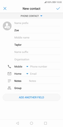 Press Phone number and key in the required phone number.